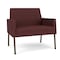 Lesro Mystic Lounge Reception Bariatric Chair, Bronze, RF Nebbiolo Upholstery ML1401 - alternate 1